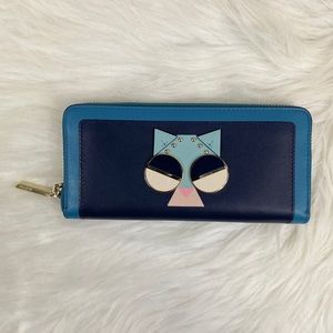 Kate Spade smitten kitten continental wallet